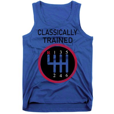 Racing Three Pedals Classically Trained Ual Transmission Gift Tank Top