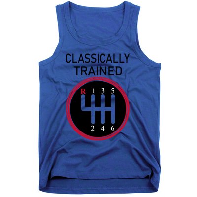 Racing Three Pedals Classically Trained Ual Transmission Gift Tank Top