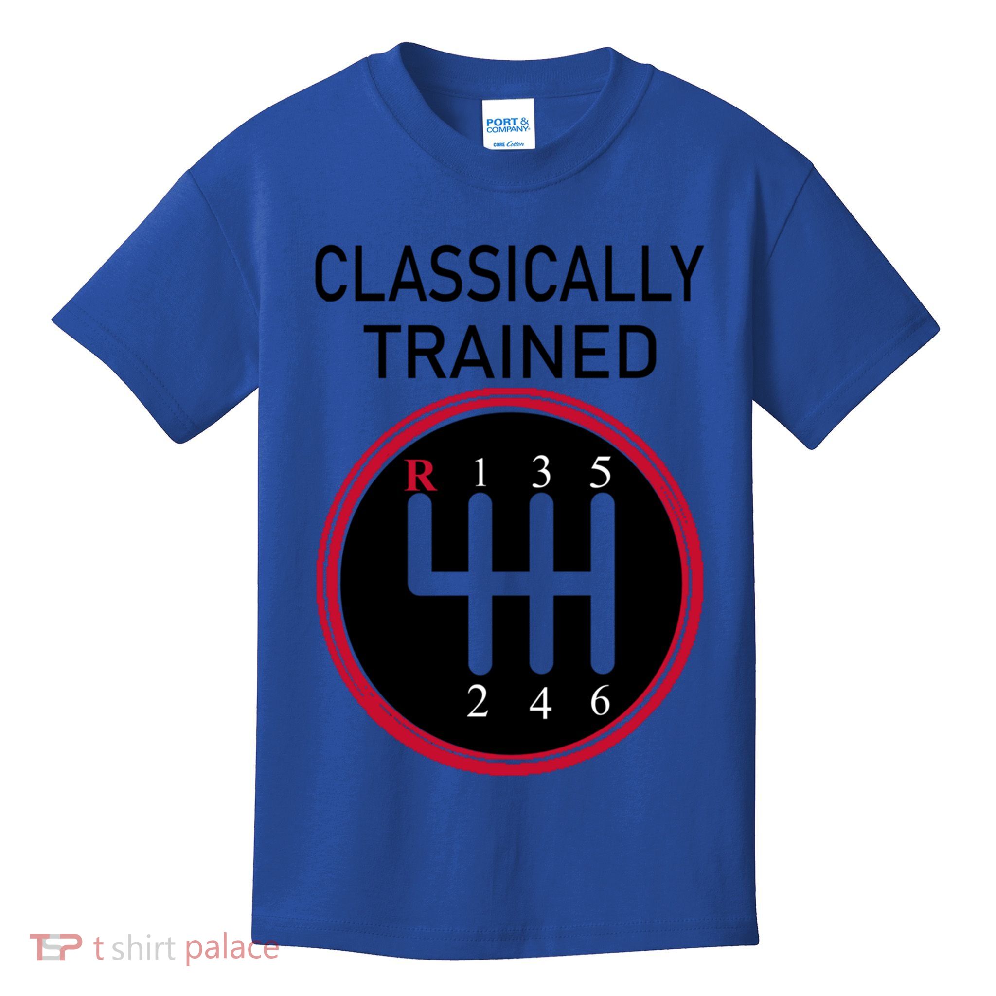 Racing Three Pedals Classically Trained Ual Transmission Gift Kids T-Shirt