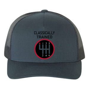 Racing Three Pedals Classically Trained Ual Transmission Gift Yupoong Adult 5-Panel Trucker Hat