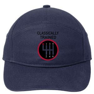 Racing Three Pedals Classically Trained Ual Transmission Gift 7-Panel Snapback Hat