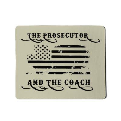 Retro The Prosecutor And The Coach Kamala Harris 2024 Mousepad