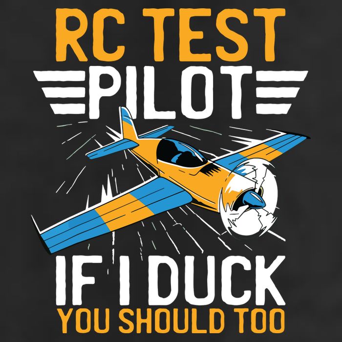 Rc Test Pilot If I Duck You Should Too Model Aircraft Pilot 7 Panel Mesh Trucker Snapback Hat