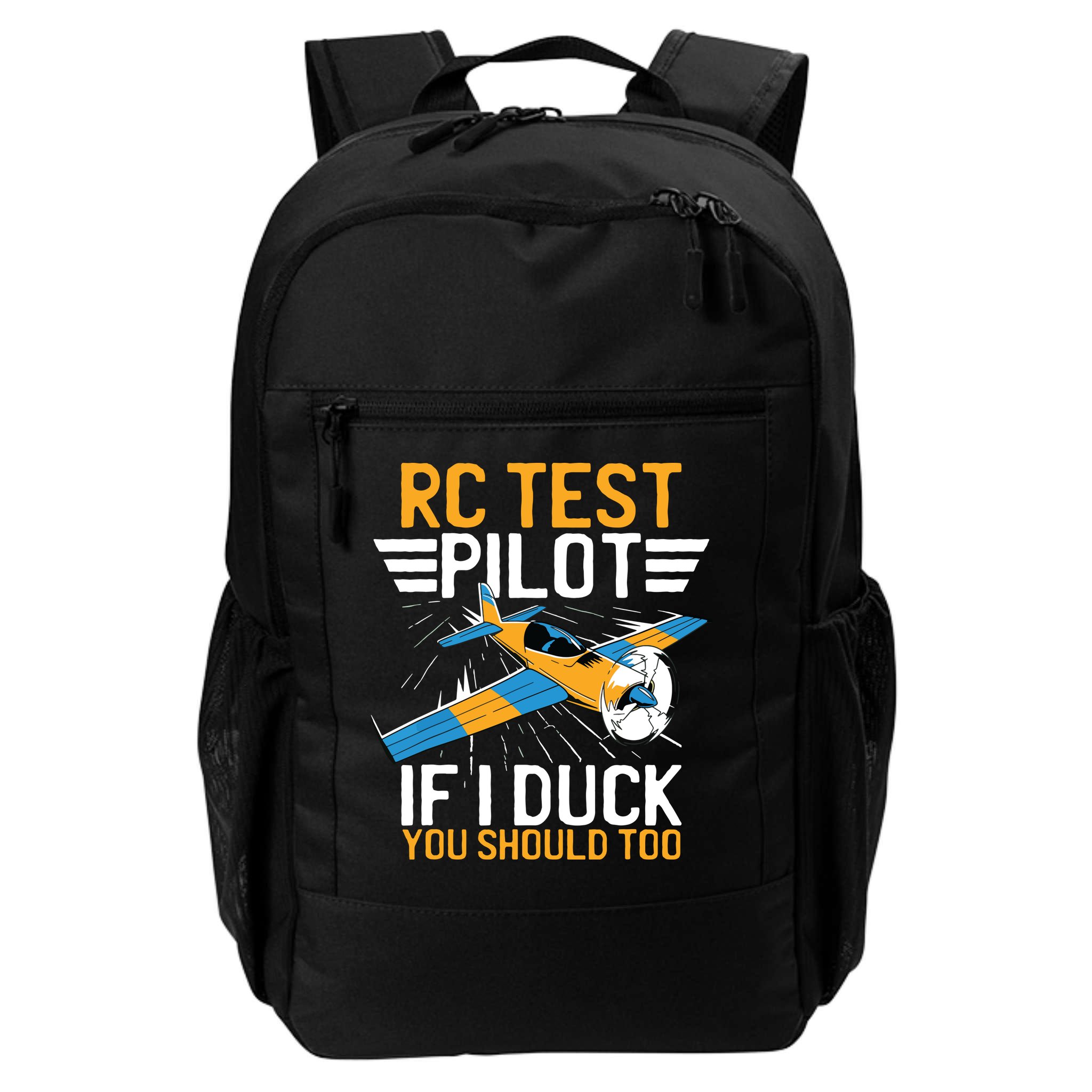 Rc Test Pilot If I Duck You Should Too Model Aircraft Pilot Backpack