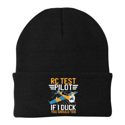 Rc Test Pilot If I Duck You Should Too Model Aircraft Pilot Knit Cap Winter Beanie