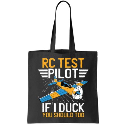 Rc Test Pilot If I Duck You Should Too Model Aircraft Pilot Bag