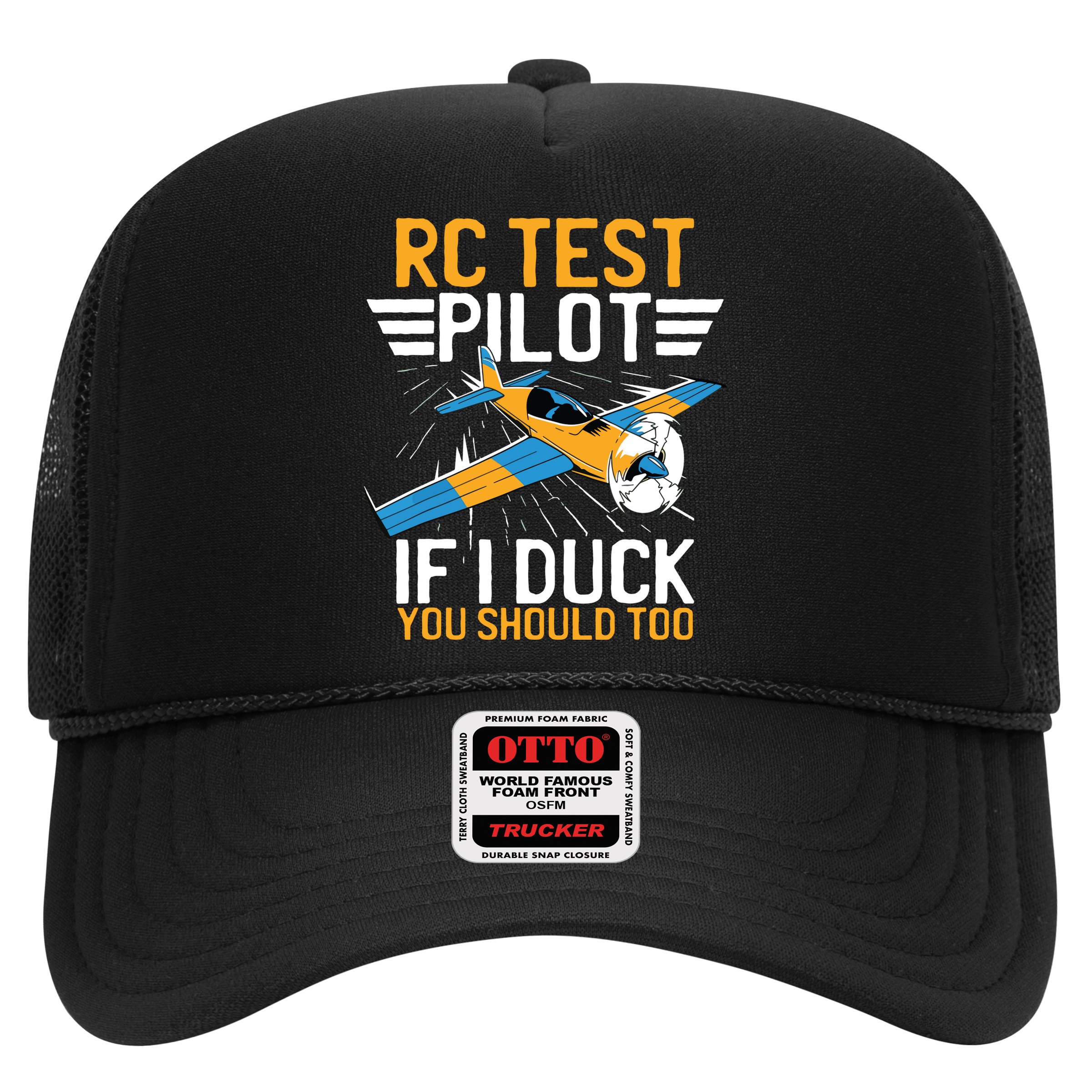 Rc Test Pilot If I Duck You Should Too Model Aircraft Pilot Hat