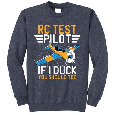 Rc Test Pilot If I Duck You Should Too Model Aircraft Pilot Sweatshirt