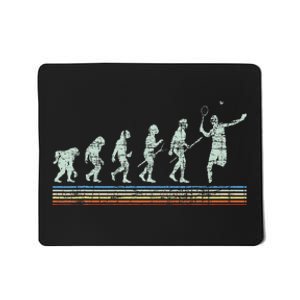 Retro Tennis Player Evolution Racket Game Sports Lover Mousepad