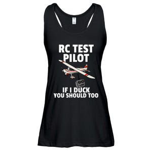 Rc Test Pilot Gift For Rc Plane Model Airplane Lover Ladies Essential Flowy Tank