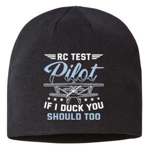 Rc Test Pilot Model Airplane Pilot Model Flight Rc Airplane Sustainable Beanie