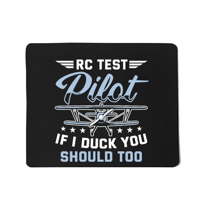 Rc Test Pilot Model Airplane Pilot Model Flight Rc Airplane Mousepad
