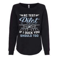 Rc Test Pilot Model Airplane Pilot Model Flight Rc Airplane Womens California Wash Sweatshirt