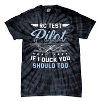 Rc Test Pilot Model Airplane Pilot Model Flight Rc Airplane Tie-Dye T-Shirt