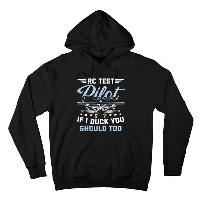 Rc Test Pilot Model Airplane Pilot Model Flight Rc Airplane Tall Hoodie