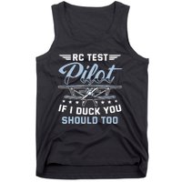 Rc Test Pilot Model Airplane Pilot Model Flight Rc Airplane Tank Top