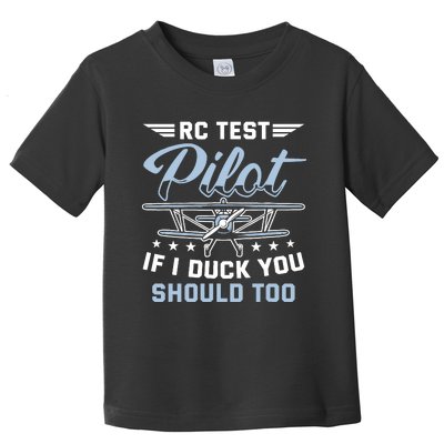 Rc Test Pilot Model Airplane Pilot Model Flight Rc Airplane Toddler T-Shirt