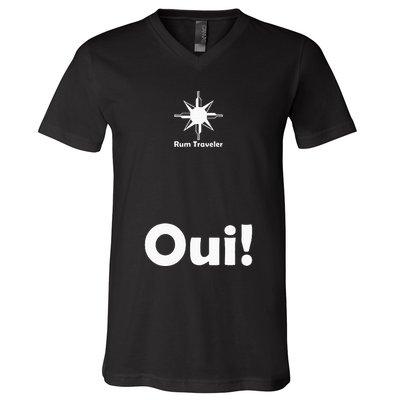 Rum Traveler Parlezvous Rhum V-Neck T-Shirt