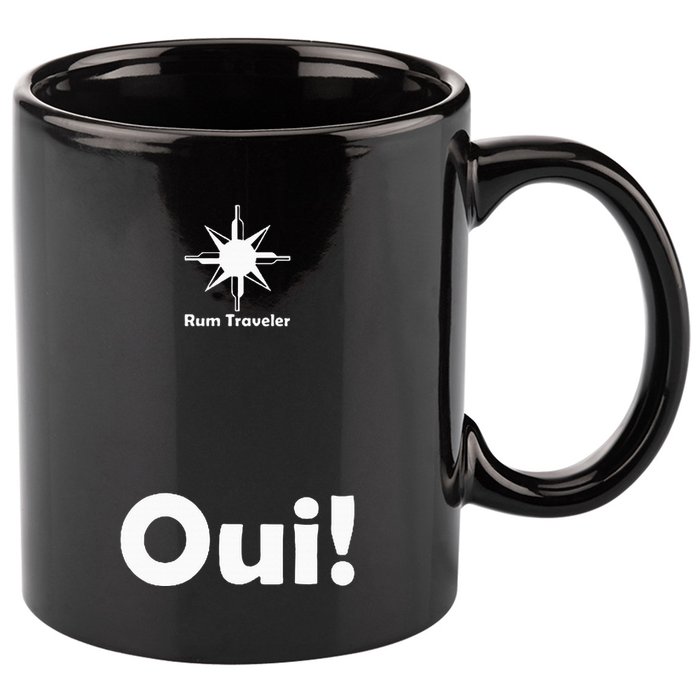 Rum Traveler Parlezvous Rhum 11oz C Handle Ceramic Mug