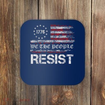 Resist Trump Protest Anti Political US Flag We The People Coaster