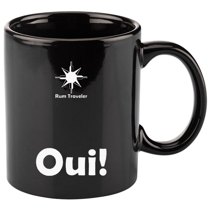 Rum Traveler Parlezvous Rhum 11oz C Handle Ceramic Mug