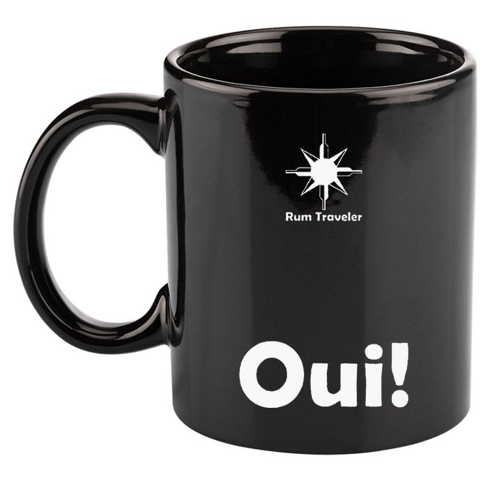 Rum Traveler Parlezvous Rhum 11oz C Handle Ceramic Mug