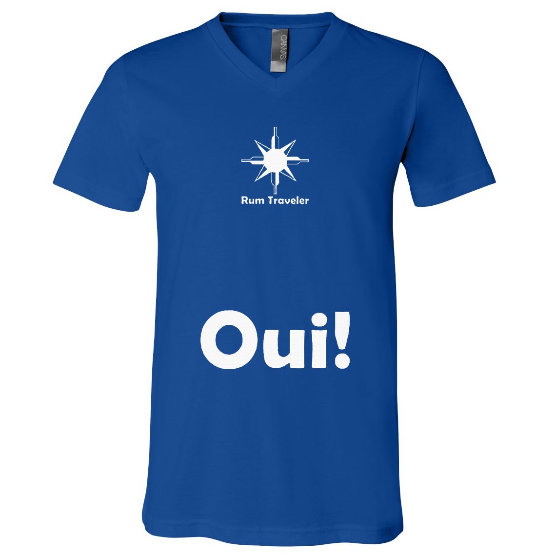 Rum Traveler Parlezvous Rhum V-Neck T-Shirt