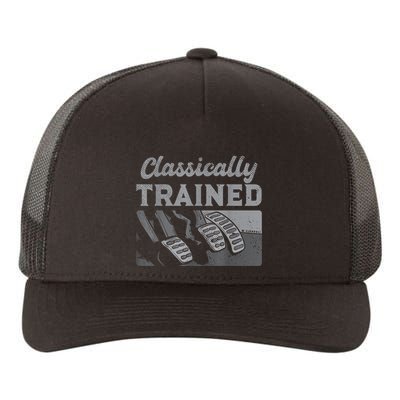Racing Three Pedals Classically Trained Manual Transmission Yupoong Adult 5-Panel Trucker Hat