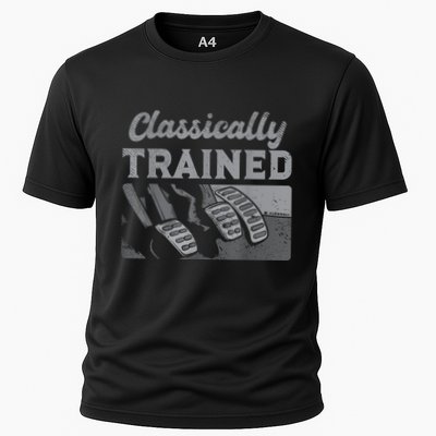 Racing Three Pedals Classically Trained Manual Transmission Performance Shirt