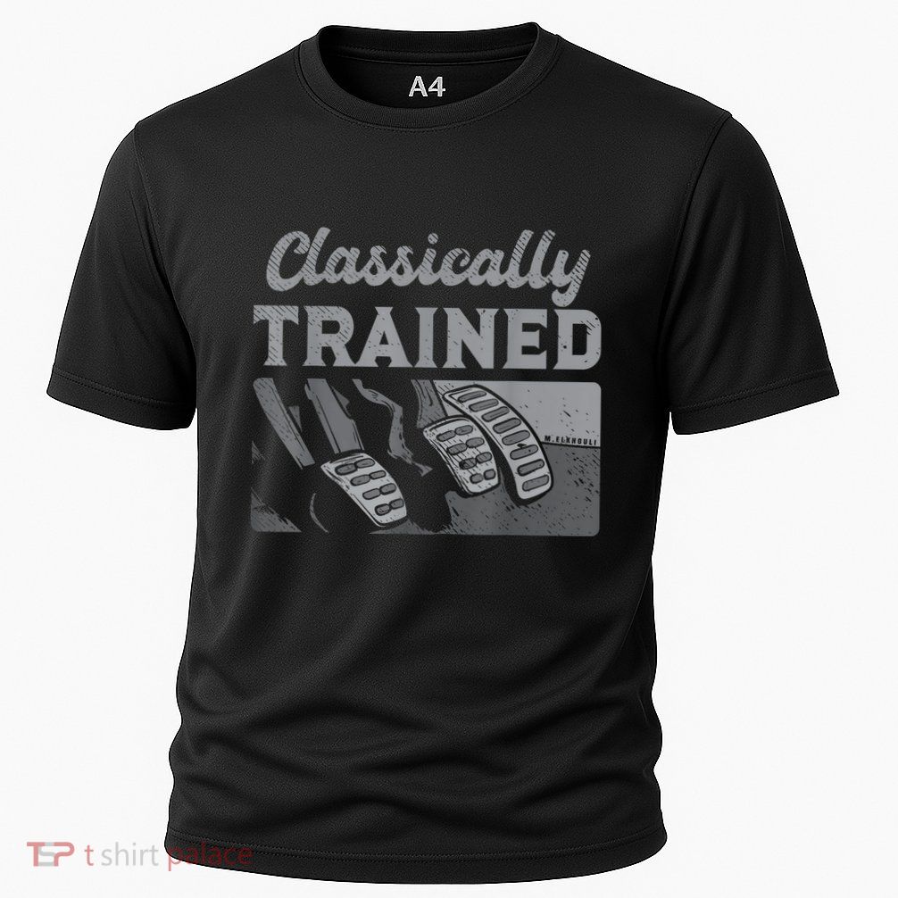 Racing Three Pedals Classically Trained Manual Transmission Performance Shirt
