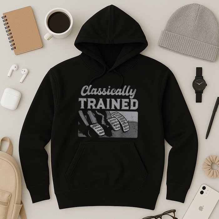 Racing Three Pedals Classically Trained Manual Transmission Hoodie