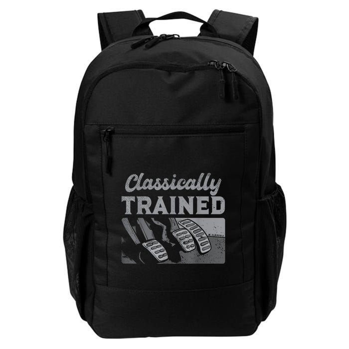 Racing Three Pedals Classically Trained Manual Transmission Backpack