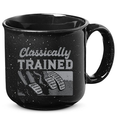 Racing Three Pedals Classically Trained Manual Transmission 15oz Campfire Ceramic Mug