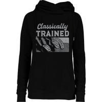 Racing Three Pedals Classically Trained Manual Transmission Womens Funnel Neck Pullover Hood