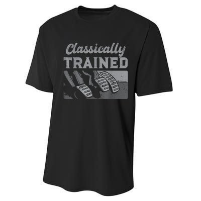 Racing Three Pedals Classically Trained Manual Transmission Performance Sprint T-Shirt