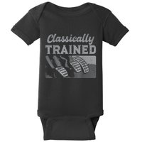 Racing Three Pedals Classically Trained Manual Transmission Baby Bodysuit