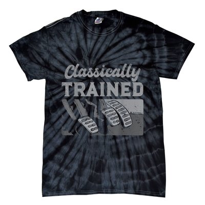 Racing Three Pedals Classically Trained Manual Transmission Tie-Dye T-Shirt