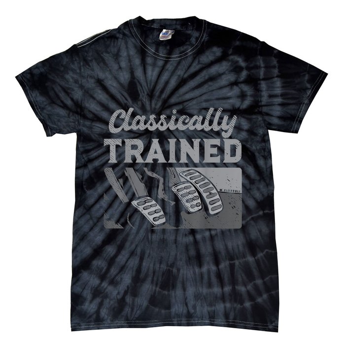 Racing Three Pedals Classically Trained Manual Transmission Tie-Dye T-Shirt