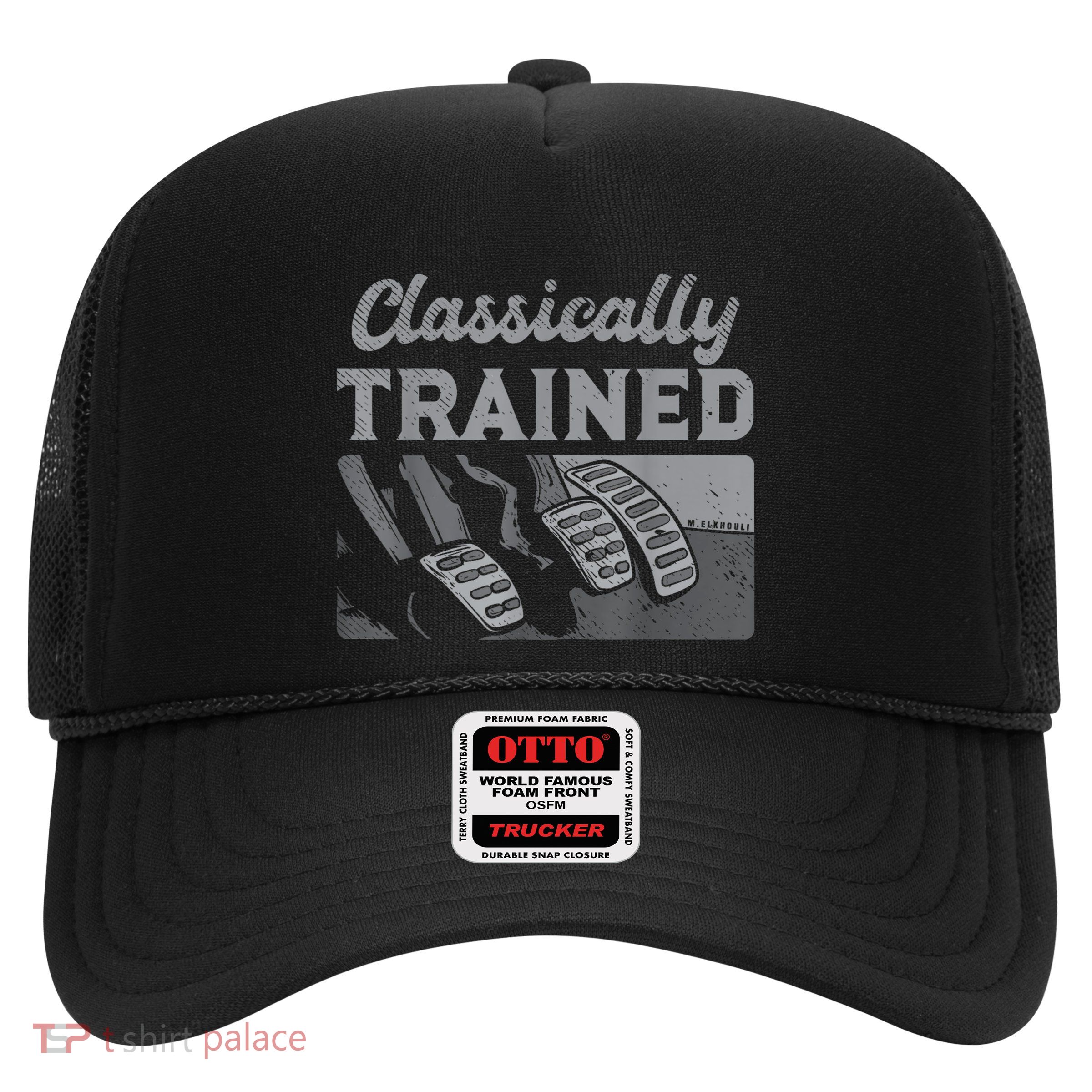 Racing Three Pedals Classically Trained Manual Transmission Trucker Hat