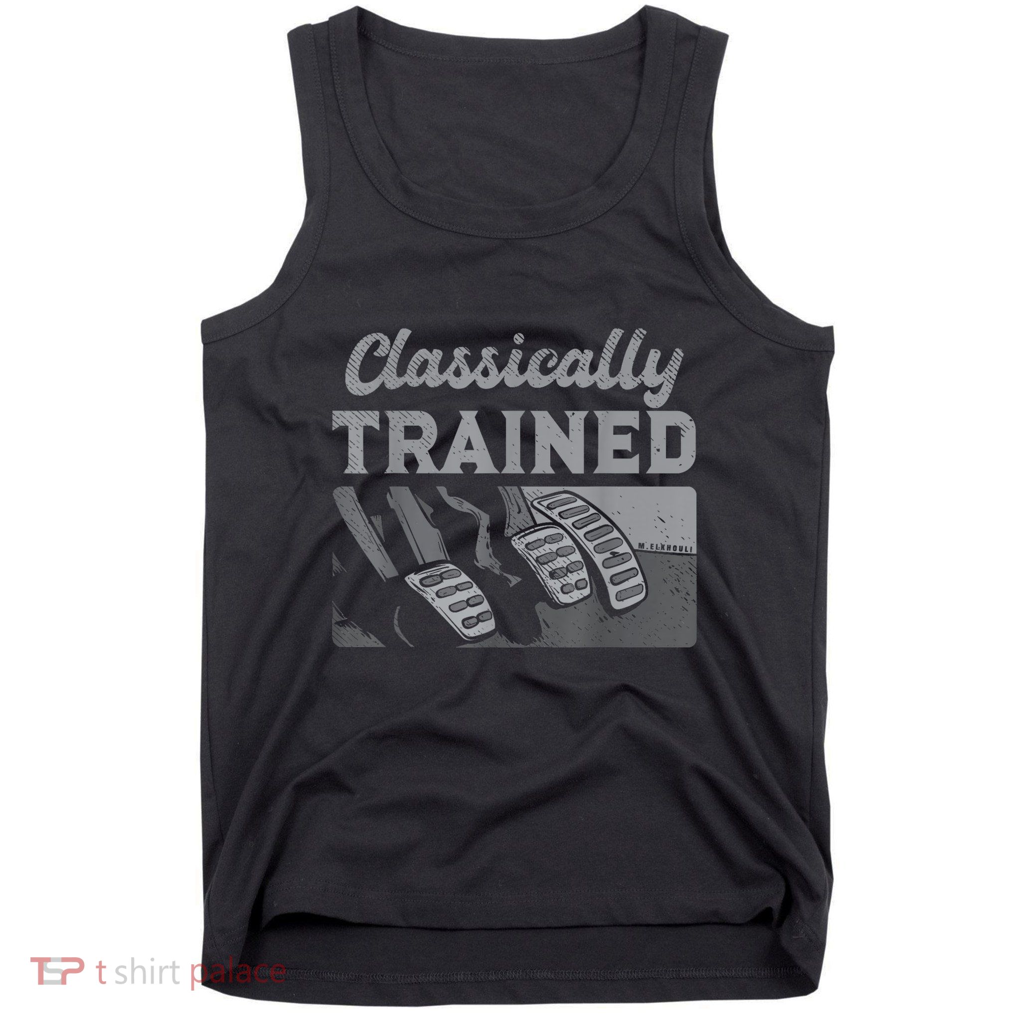 Racing Three Pedals Classically Trained Manual Transmission Tank Top