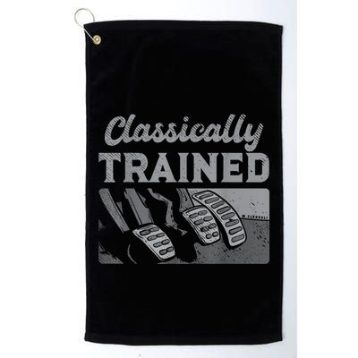 Racing Three Pedals Classically Trained Manual Transmission Golf Towel