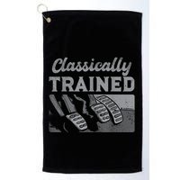 Racing Three Pedals Classically Trained Manual Transmission Golf Towel