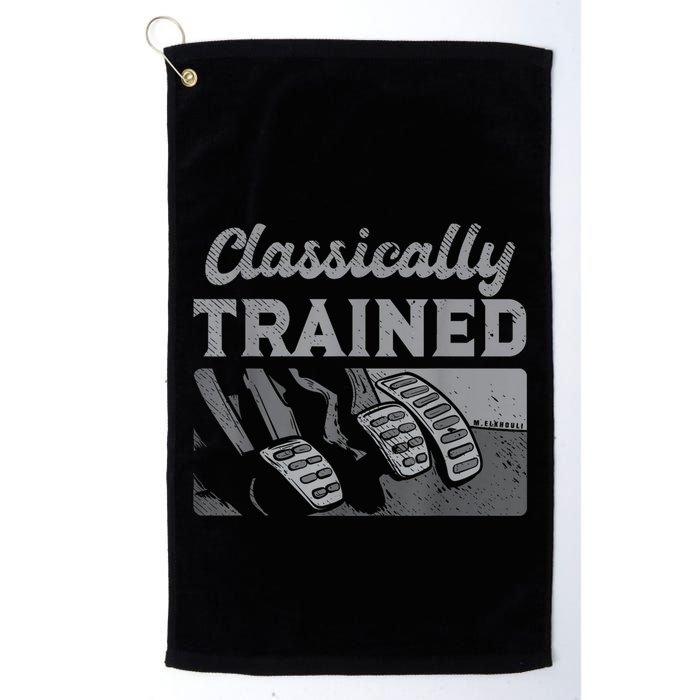 Racing Three Pedals Classically Trained Manual Transmission Golf Towel