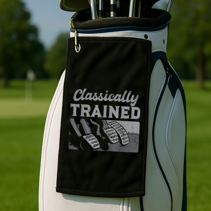 Racing Three Pedals Classically Trained Manual Transmission Golf Towel