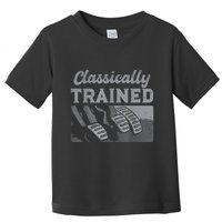 Racing Three Pedals Classically Trained Manual Transmission Toddler T-Shirt