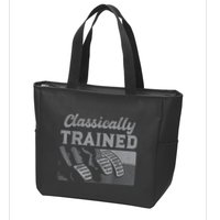 Racing Three Pedals Classically Trained Manual Transmission Zip Tote Bag