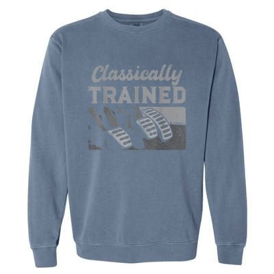 Racing Three Pedals Classically Trained Manual Transmission Garment-Dyed Sweatshirt