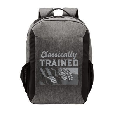 Racing Three Pedals Classically Trained Manual Transmission Vector Backpack