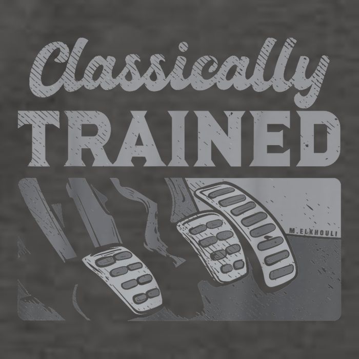 Racing Three Pedals Classically Trained Manual Transmission Vector Backpack