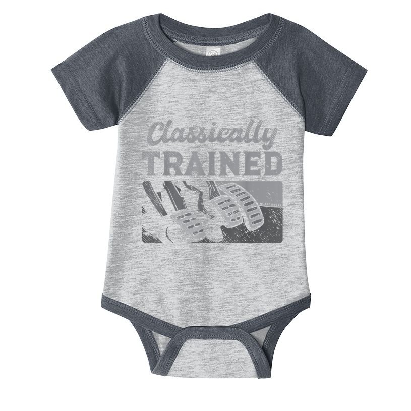 Racing Three Pedals Classically Trained Manual Transmission Infant Baby Jersey Bodysuit